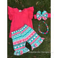 aztec Baby girls outfits summer boutique short sets ruffle shorts set summer teen girl clothing sets girls boutique clothes